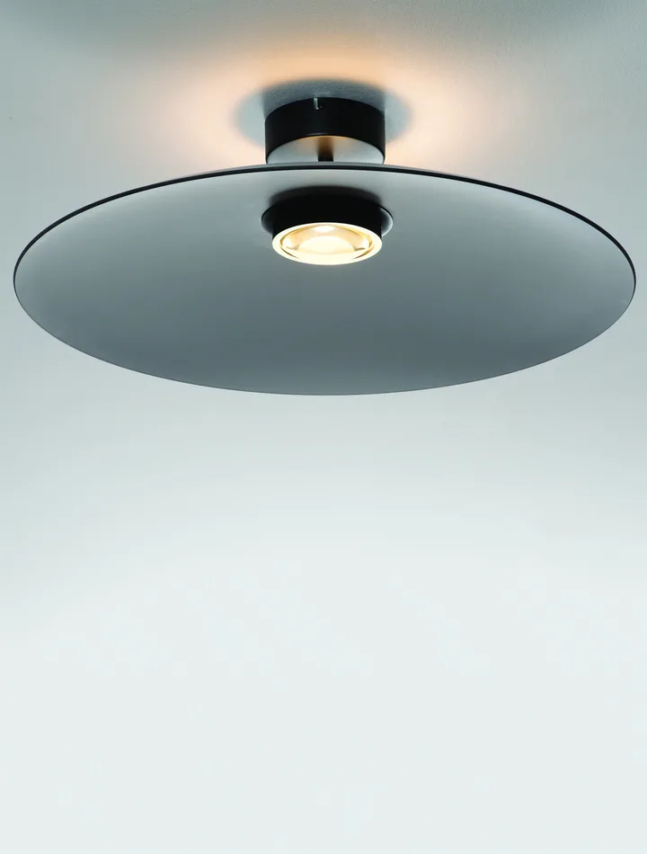 LED černo-kouřové moderní stropní svítidlo Polifemo 60