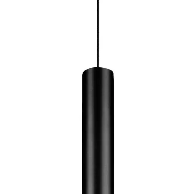 Lustre a závesné svietidlá - Novaluce Skandinavský lustr Pero 6 černé
